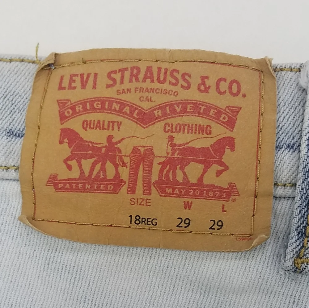 Levi's Big Boys 511 Slim Destruction Patched Jeans